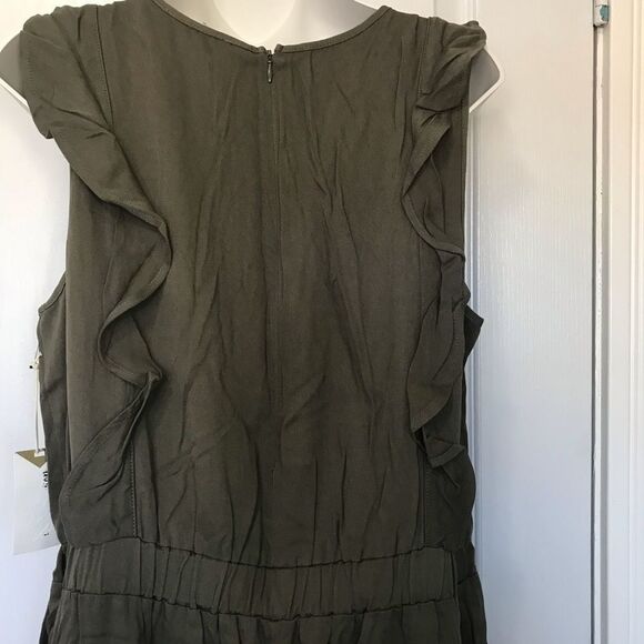 New Dex Khaki Jumpsuit Large Women - Picture 5 of 14